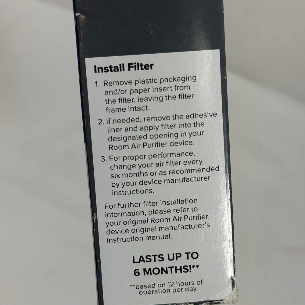 3M‎ Filtrete A/D/H Allergen Reduction Plus Odor Reduction HEPA Type 95% Filter